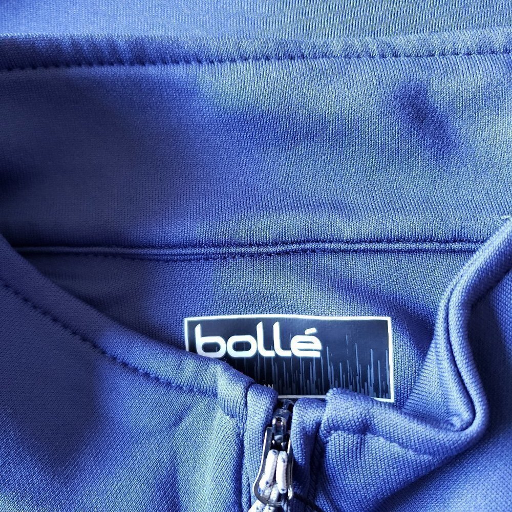 NWT -  Bolle  Blue Performance Long Sleeve 1/4 Zip - Size L - Picture 4 of 4